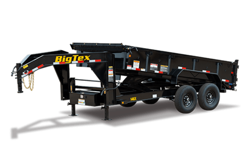Heavy Duty Tandem Axle Gooseneck Dump